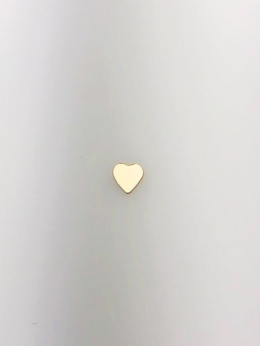 14K Gold Fill Heart Charm, 4.7mm, Made in USA - 10