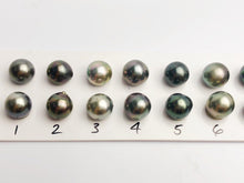 10-10.5mm Tahitian AA Loose Matched Pearls, 10mm Semi-Round (204)
