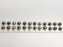 10-10.5mm Tahitian AA Loose Matched Pearls, 10mm Semi-Round (204)