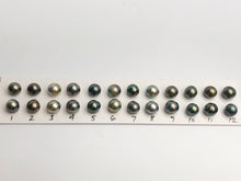 10-10.5mm Tahitian AA Loose Matched Pearls, 10mm Semi-Round (204)