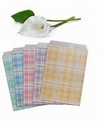 Paper Bag Plaid-Pink