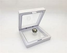 White Floating Frame Jewelry Display Case