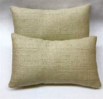 Long Burlap Pillow