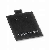 Puff Earring Card (Sterling Sliver)