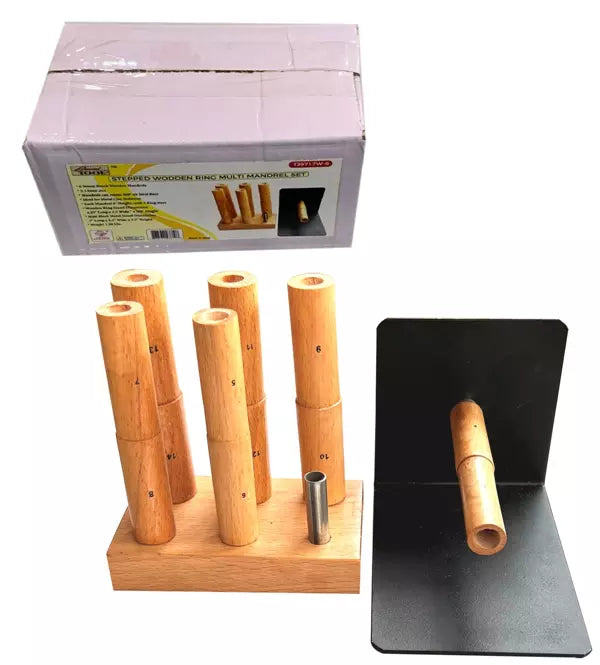 Stepped Wooden Ring Multi Mandrel Set