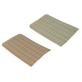 Blue Leaf Print Paper Bag