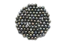 Small 7mm Tahitian Pearls, Round Dark Loose Pearls (105)