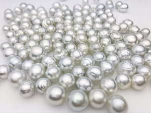 Silver South Sea, AAA, 10mm to 15mm, SB, Loose Pearls (198)