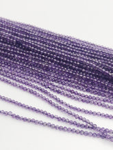 HALF OFF SALE - Amethyst Gemstone Beads, Full Strand, Semi Precious Gemstone, 13"