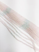 HALF OFF SALE - Aquamarine Gemstone Beads, Full Strand, Semi Precious Gemstone, 13"