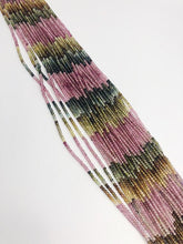 HALF OFF SALE - Watermelon Tourmaline Gemstone Beads, Full Strand, Semi Precious Gemstone, 13"