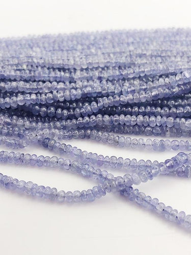 HALF OFF SALE - Tanzanite Gemstone Beads, Full Strand, Semi Precious Gemstone, 13