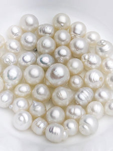 10-19mm White South Sea Loose Pearls, Drops, 10mm - 19mm, AAA/AA Quality