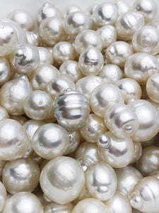 10-19mm White South Sea Loose Pearls, Drops, 10mm - 19mm, AAA/AA Quality