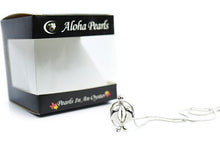 Cage Pendants for Pearls with necklace in a box