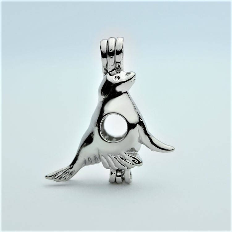 Cage Pendant for 5mm to 7.5mm Loose Pearl Seal (CP84)