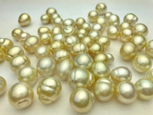 South Sea Loose Pearls, Natural Color, AA Quality, Baroque, Drop, Oval Shape 9mm to 13mm, #435