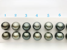 12.5mm Tahitian Pearls  Round, AAA, Loose Matched Pairs 12.5mm (140)