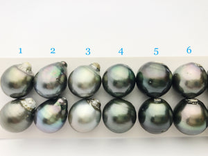 14mm and 15mm Tahitian Pearls Matched Pearls, Drop (158)