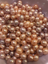 9-9.9mm AAA Quality, Edison pearls, Natural Color, Drop shapes
