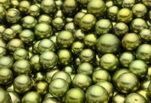 Round Pistachio Tahitian Pearls,10-15mm AAA