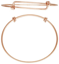 7.0-8.5" 1.65mm Adjustable Bangle, 14k gold filled. Made in USA #4821657L