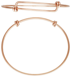 7.0-8.5" 1.65mm Adjustable Bangle, 14k gold filled. Made in USA #4821657L