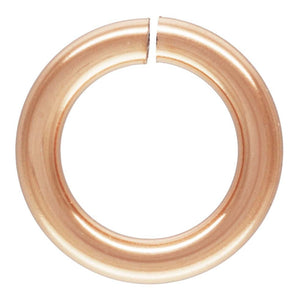 Jump Ring C&L 18ga (1.0x5.8mm), 14k gold filled. Made in USA #4804523