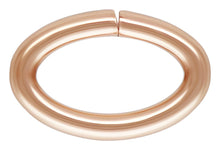 Oval Jump Ring 22ga 0.64x3.0x4.6mm, 14k gold filled. Made in USA #4804425OV
