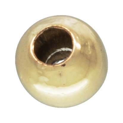 2.0mm Bead 0.80mm Hole, 14k gold filled. Made in USA. #4004720