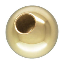 3.0mm Bead 1.0mm Hole,  14k gold filled. Made in USA. #4004730