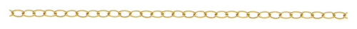 1512 Cable Chain 200ft Spool (2.2mm) GP, 14k gold filled. Made in USA. #4012538