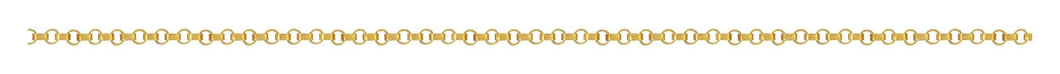 Rolo 2 Chain Footage 200ft Spool (1.1mm) GP,  14k gold filled. Made in USA. #4012390