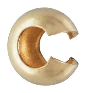 3.0mm Crimp Cover, 14k gold filled, #4004830CCB100