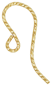 Sparkle French Ear Wire .028" (0.71mm), 14k gold filled. Sterling Silver. 4006381P1