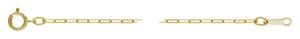 16" Krinkle Chain (1.4mm) GP, 14k gold filled. Made in USA #401263516L