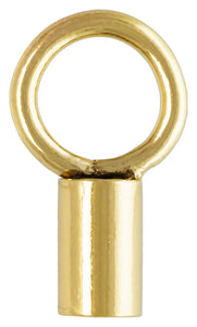 Crimp Endcap (1.4mm ID) w/Ring GP, 14k gold filled. Made in USA. #400078