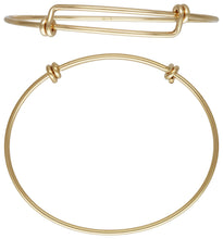 7.0-8.5" 1.65mm Adjustable Bangle, Sterling Silver. Made in USA. #4021657L