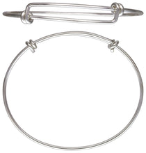 7.0-8.5" 1.65mm Adjustable Bangle AT, Sterling Silver. Made in USA. #5021657L