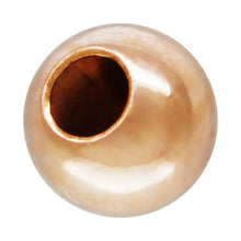 2.5mm Bead 1.0mm Hole,  14k gold filled. Made in USA. #4804725