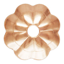 5.0mm Flower Bead Cap 1.0mm Hole RGP, 14k gold filled. #4805753J