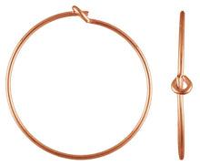70x20.0mm Wire Beading Hoop, 14k gold filled. Made in USA #4811804