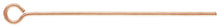 Eyepin 24ga .020x1.0" (0.50x25.4mm), 14k gold filled. Made in USA #4805464