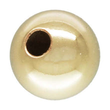 5.0mm Bead 1.4mm Hole, 14k gold filled. Made in USA. #4004750