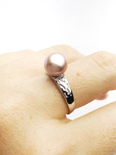 Sterling Silver Pearl Ring Setting - SR08. Setting only. No pearl included.