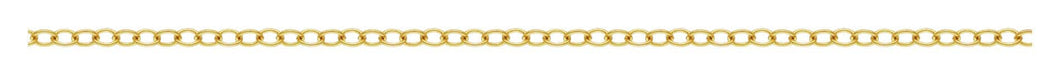 1318 Cable Chain 200ft Spool (1.7mm) GP, 14k gold filled. Made in USA. #4012520