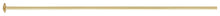 Headpin 26ga .016x1.0"(0.41x25.4mm).045"Head, 14k gold filled. sterling silver,  #4005364