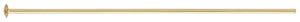 Headpin 26ga .016x1.0"(0.41x25.4mm).045"Head, 14k gold filled. sterling silver,  #4005364