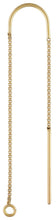 U-Threader Box Chain Drop w/Ring GP, 14k Gold Filled, Sterling Silver, Sku#4006430XB2