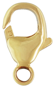 Oval Trigger Clasp #2 (6.0x11.5mm) GP, 14k gold filled. #4001822